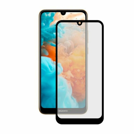 Protettore Schermo Vetro Temprato per Cellulare Huawei Y6 2019 KSIX Extreme 2.5D Nero