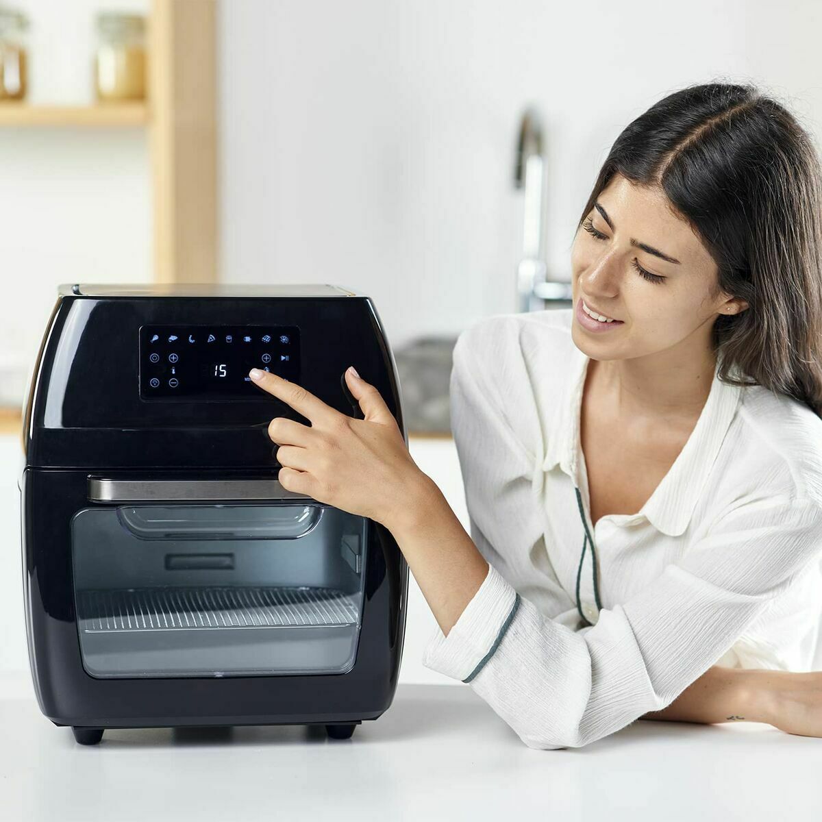 Friggitrice senza Olio Black & Decker BXAF1200E Nero 1700 W 12 L