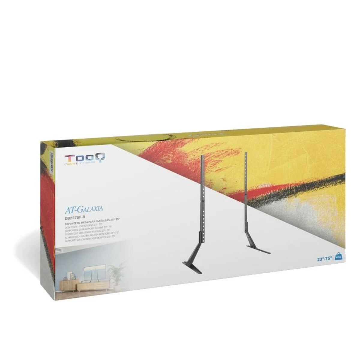 Supporto TV TooQ 23" 75" 40 kg