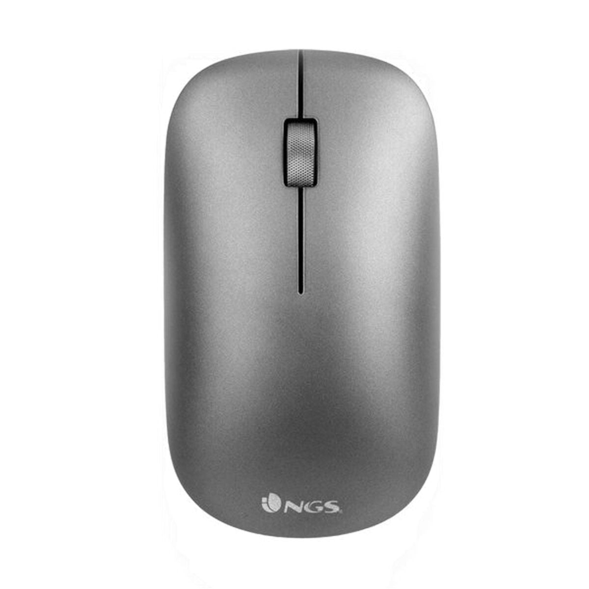 Tastiera e Mouse Wireless NGS MATRIXKIT Nero Qwerty in Spagnolo Grigio