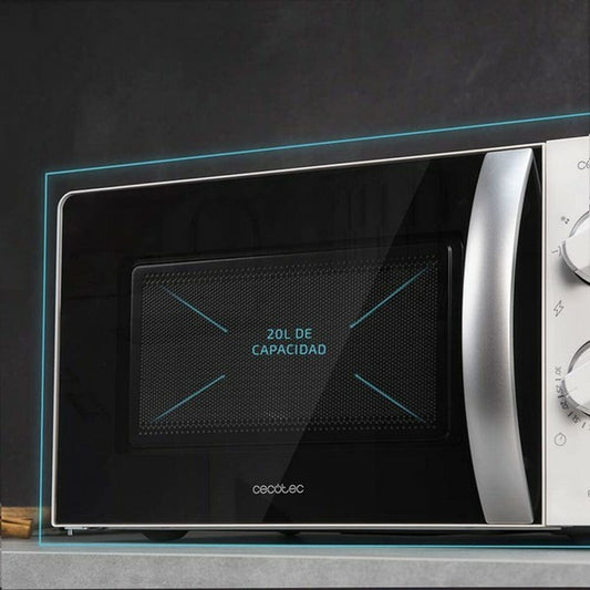 Microonde con Grill Cecotec 20 L 700W Bianco Multicolore 20 L