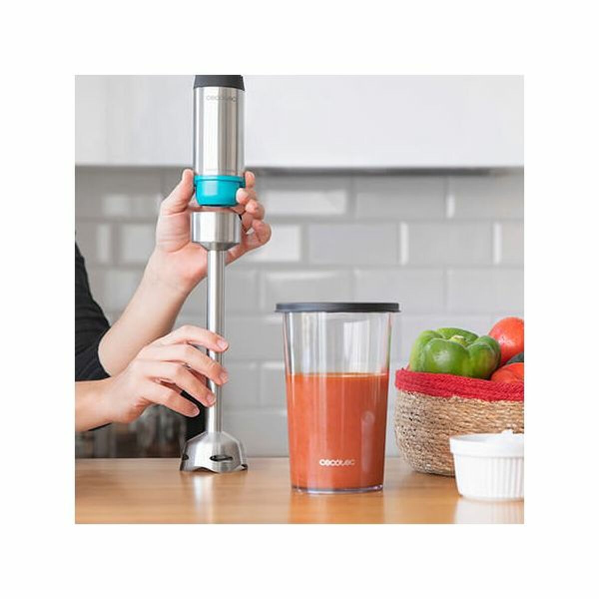 Frullatore ad Immersione Power TitanBlack 1200 XL Cecotec 4290 1200 W Acciaio