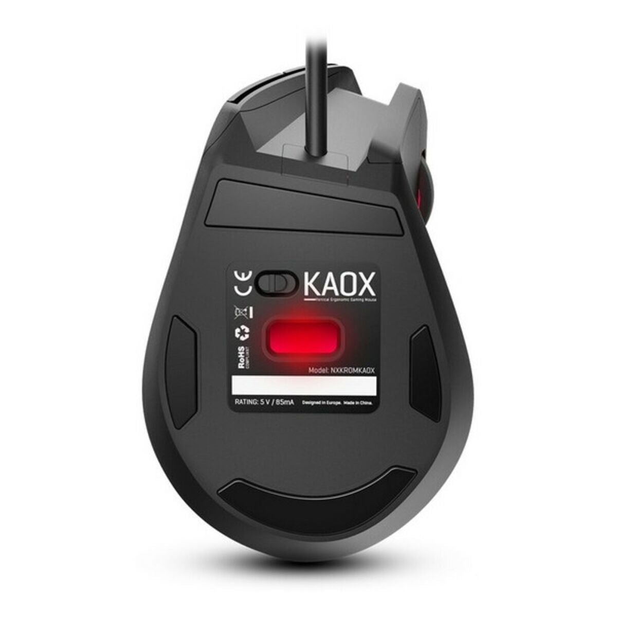 Mouse Gaming con LED Krom Kaox 6400 dpi RGB