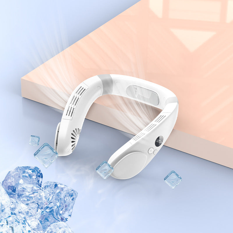 Gadget estivi per il dispositivo di raffreddamento del collo del ventilatore portatile di moda all'aperto