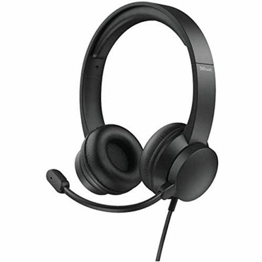 Auricolari con Microfono Trust 24186 Nero Multicolore