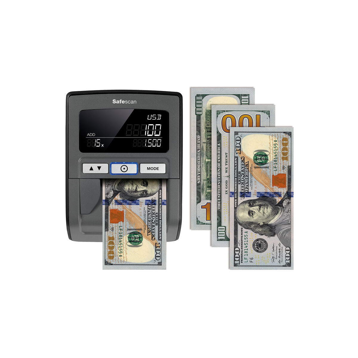 Rilevatore di Banconote False Safescan 112-0575 Nero