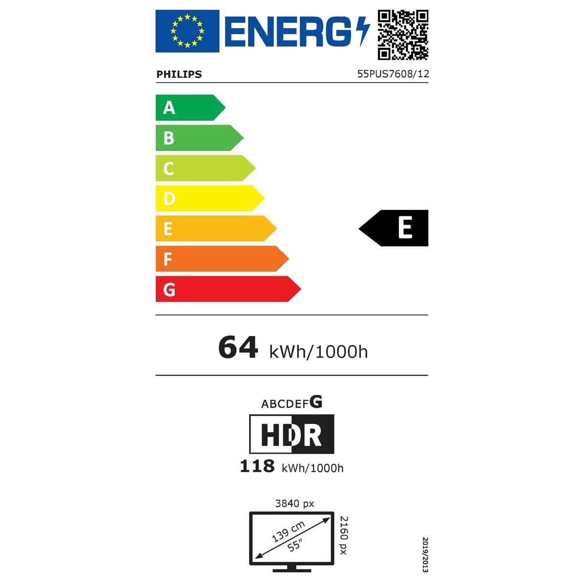 Smart TV Philips 55PUS7608 55" 4K Ultra HD LED HDR10