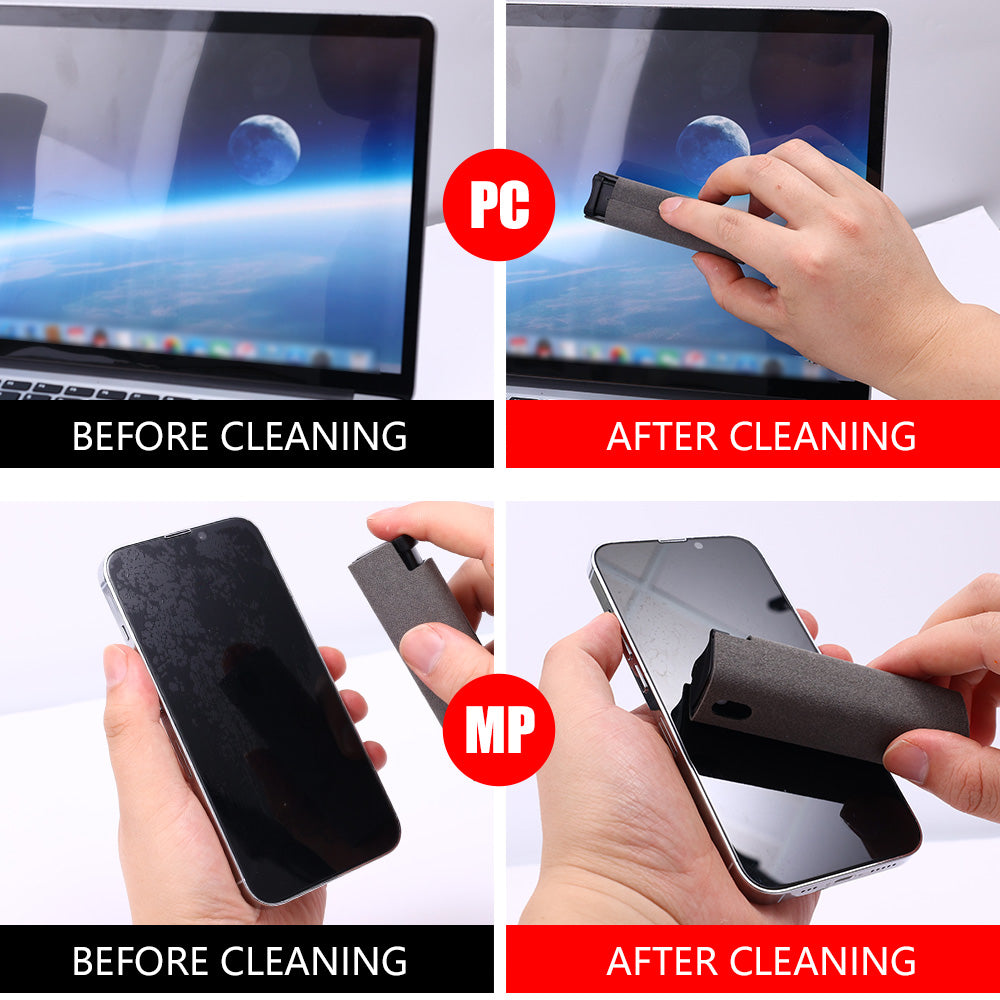 Detergente per lo schermo del telefono cellulare Conservazione degli artefatti Set per la pulizia dello schermo del computer portatile integrato nel telefono cellulare