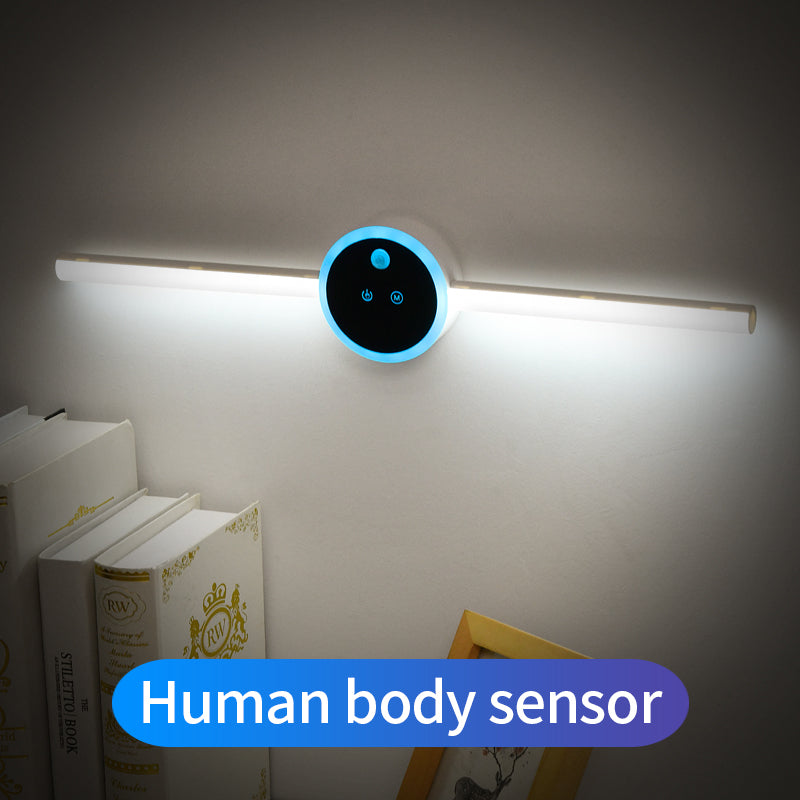 Luce intelligente dell'armadio luce del sensore di temporizzazione dell'orologio luce dell'armadio a LED mobile luce dell'interruttore di spazzata manuale