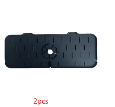 Rubinetto in silicone da cucina Tappetino assorbente Lavello Paraspruzzi Rubinetto in silicone Cattura schizzi Protezione controsoffitto per gadget da cucina bagno