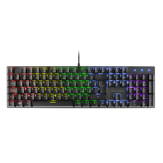 Mars Gaming MK422 Qwerty 意大利游戏键盘（翻新 A）