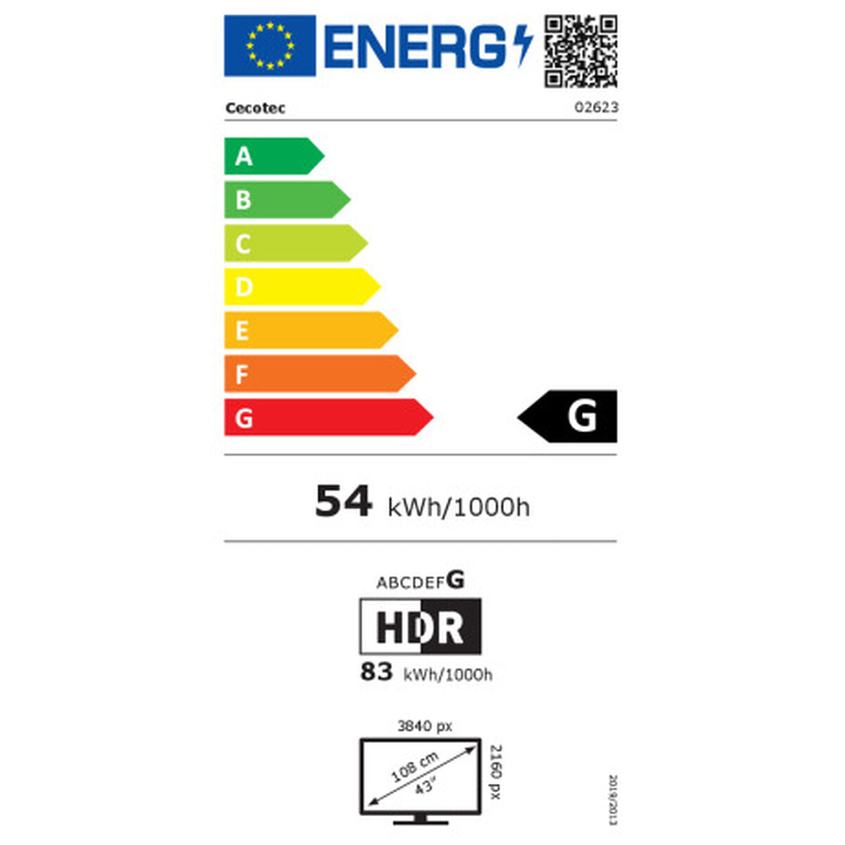 Smart TV Cecotec ALU30043 Wi-Fi LED 43" 4K Ultra HD HDR10