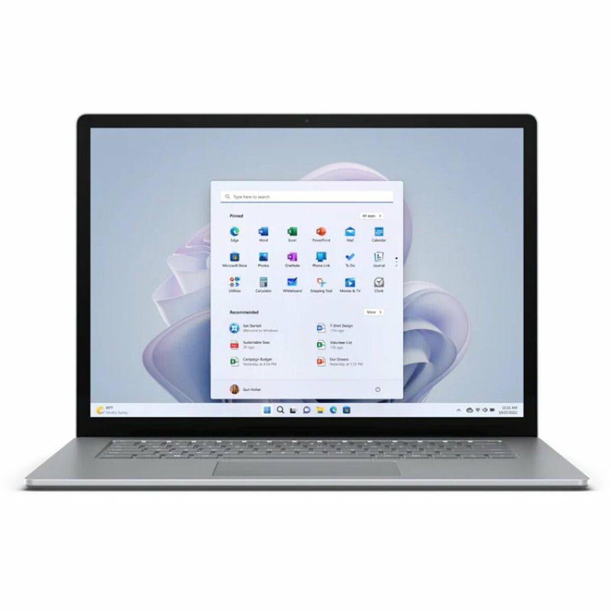 Laptop Microsoft Surface Laptop 5 Spanish Qwerty 15" Intel Core I7-1255U 8 GB RAM 256 GB SSD