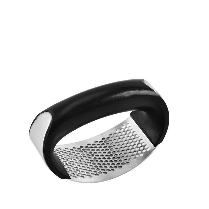 Schiaccia aglio in acciaio inossidabile Pressa per aglio Manuale per uso domestico Curva Utensili per frutta e verdura Gadget da cucina