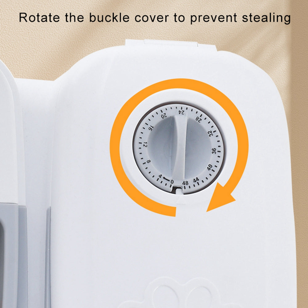 Alimentatore automatico per animali domestici Dispenser di alimenti intelligenti per gatti Cani Timer Ciotola in acciaio inossidabile Auto Cane Gatto Alimentazione per animali domestici Forniture per animali domestici
