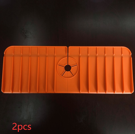 Rubinetto in silicone da cucina Tappetino assorbente Lavello Paraspruzzi Rubinetto in silicone Cattura schizzi Protezione controsoffitto per gadget da cucina bagno