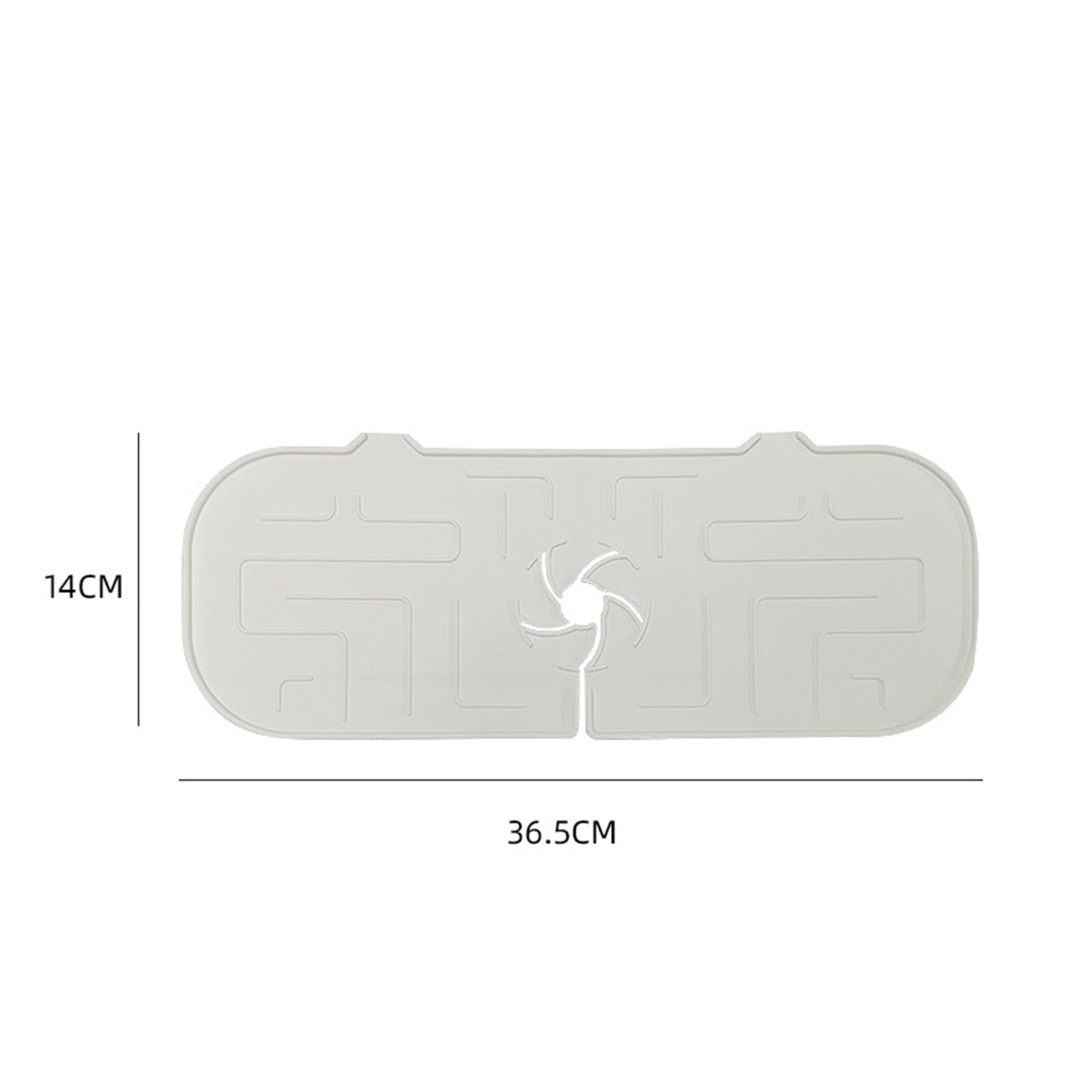 Rubinetto in silicone da cucina Tappetino assorbente Lavello Paraspruzzi Rubinetto in silicone Cattura schizzi Protezione controsoffitto per gadget da cucina bagno