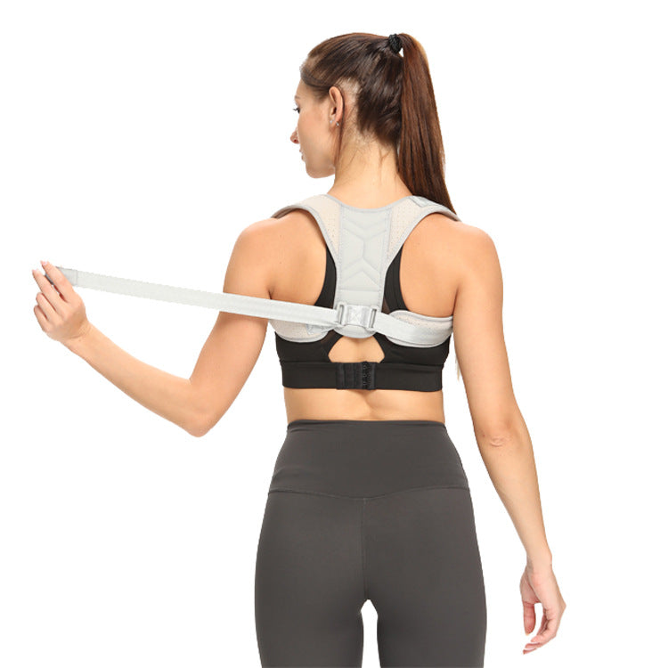 Correttore posturale posteriore Cintura clavicola regolabile Colonna vertebrale Spalla posteriore Lombare Uomo Donna Correzione della postura