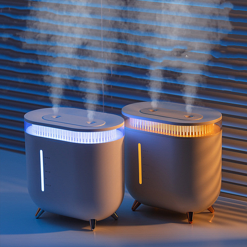 Umidificatore da tavolo di grande capacità a doppio getto