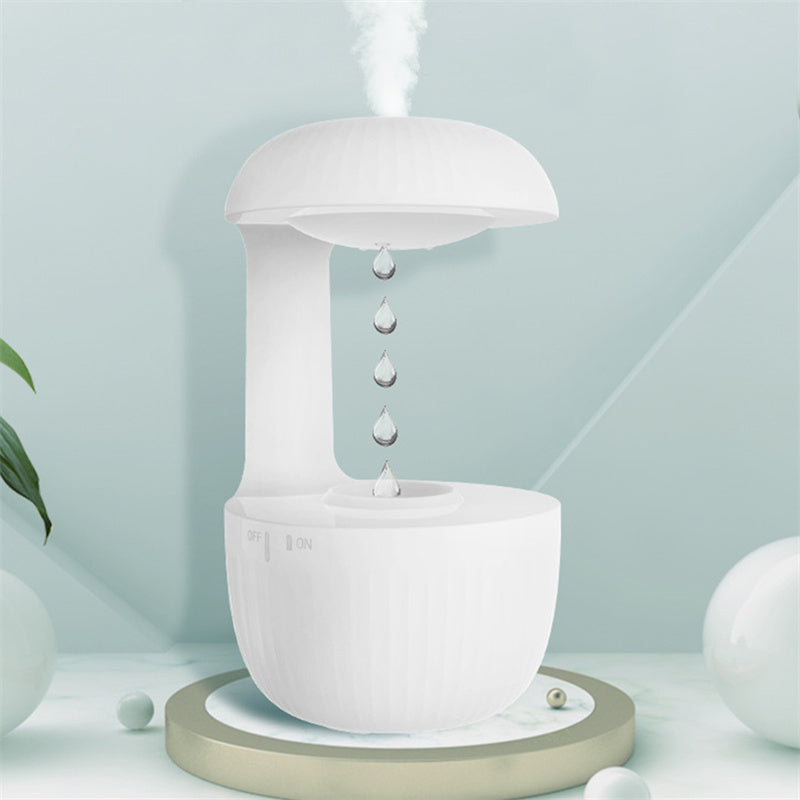 Umidificatore d'aria antigravitazionale Umidificatore controcorrente muto Gocce d'acqua levitanti Nebulizzatore freddo Fogger Alleviare la fatica