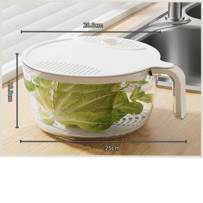 Bacino di drenaggio multifunzionale per cucina domestica Cestino per il lavaggio della frutta del riso Lavaggio del cesto della verdura Gadget da cucina multifunzione