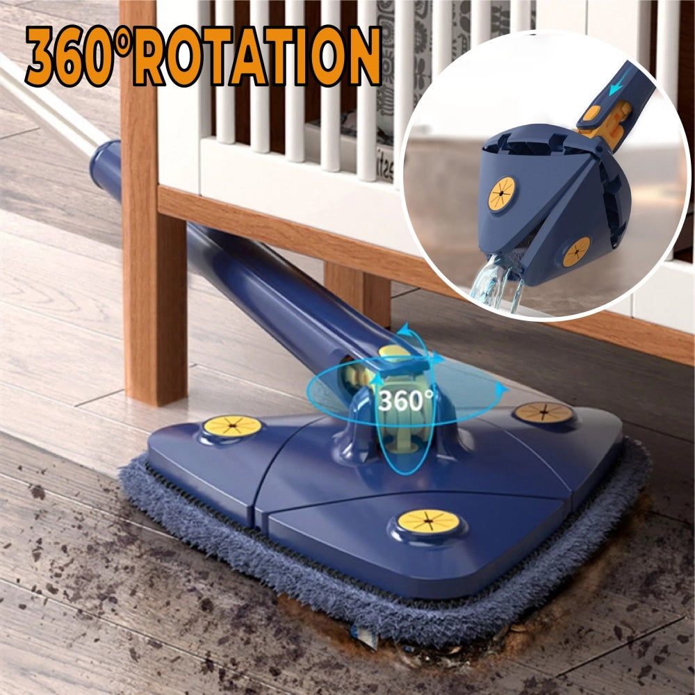 Mop Triangolare Estensibile 360 Girevole Regolabile 110 Cm Mop Pulizia Per Vasca Pavimento Piastrelle Mop Pulizia Pareti Mop Pulizia Profonda