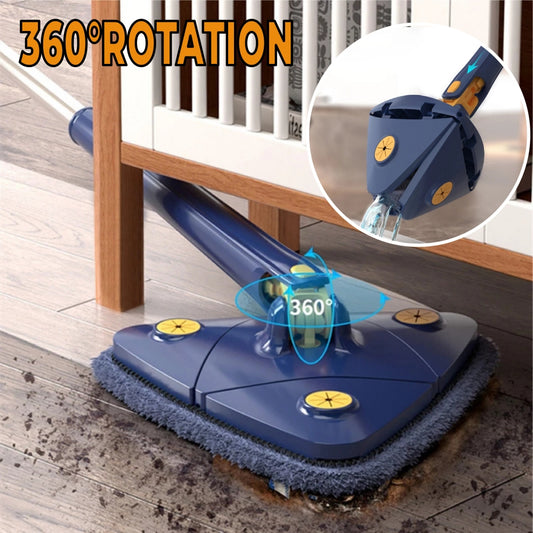 Mop Triangolare Estensibile 360 Girevole Regolabile 110 Cm Mop Pulizia Per Vasca Pavimento Piastrelle Mop Pulizia Pareti Mop Pulizia Profonda