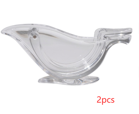 Spremiagrumi Manuale Acrilico Trasparente Elegance A Forma Di Uccello Spremiagrumi Utensili Da Cucina Gadget
