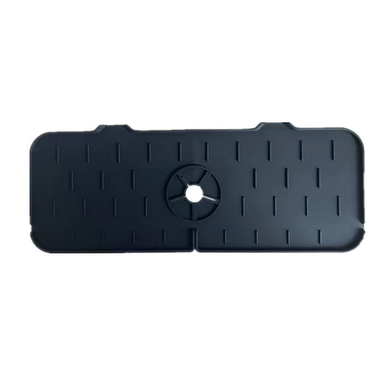 Rubinetto in silicone da cucina Tappetino assorbente Lavello Paraspruzzi Rubinetto in silicone Cattura schizzi Protezione controsoffitto per gadget da cucina bagno