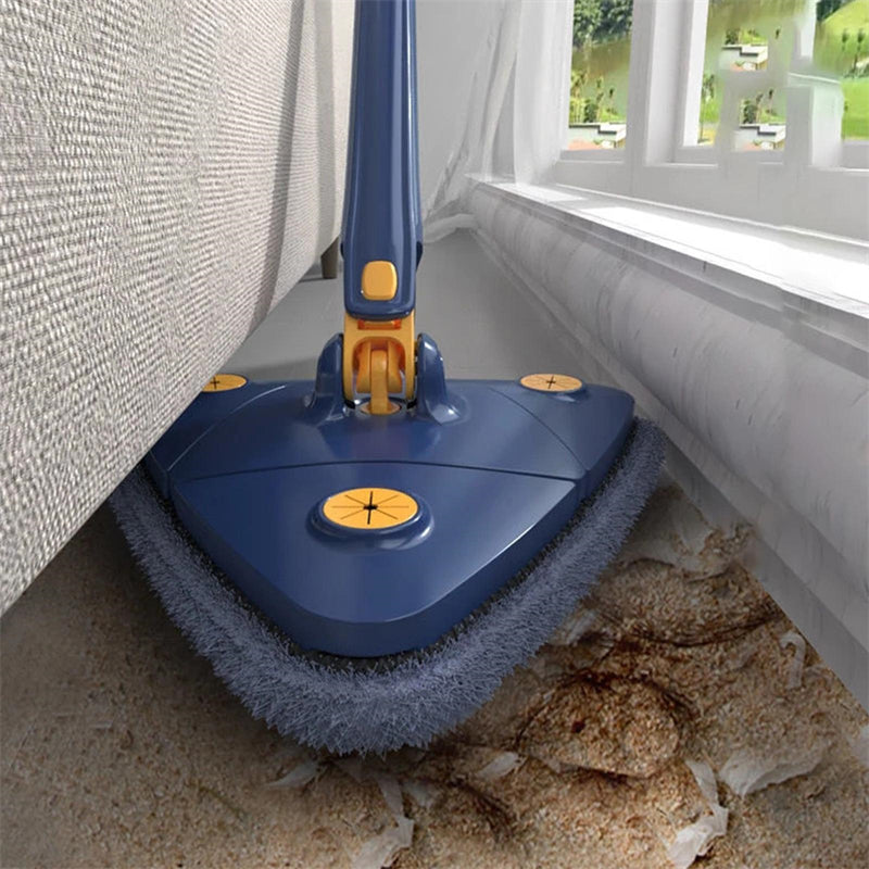 Mop Triangolare Estensibile 360 Girevole Regolabile 110 Cm Mop Pulizia Per Vasca Pavimento Piastrelle Mop Pulizia Pareti Mop Pulizia Profonda